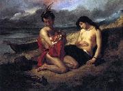 Delacroix Auguste The Natchez oil painting